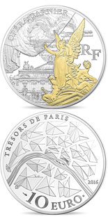 10 euro coin Opera Garnier | France 2016