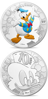 10 euro coin Duck Tales | France 2017