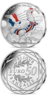 50 euro coin France by Jean Paul Gaultier | France 2017