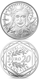 20 euro coin Marianne - Equality | France 2018