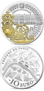 10 euro coin The gates of the château de versailles | France 2017