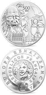 10 euro coin Renaissance Era Europa | France 2019