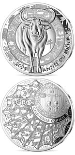 10 euro coin Year of the Buffalo | France 2021