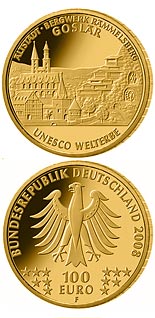 100 euro coin UNESCO Welterbe Goslar  | Germany 2008