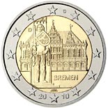 2 euro coin Federal state of Bremen  | Germany 2010