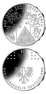 10 euro coin 600 Jahre Konstanzer Konzil | Germany 2014
