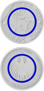 5 euro coin Blauer Planet Erde | Germany 2016