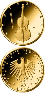 50 euro coin Double bass | Germany 2018