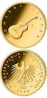 50 euro coin Guitar | Germany 2022