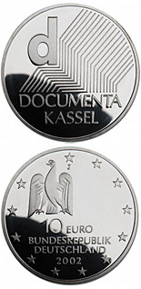 10 euro coin Kunstausstellung (documenta) | Germany 2002