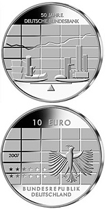 10 euro coin 50 Jahre Deutsche Bundesbank | Germany 2007