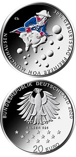 20 euro coin 300th Anniversary of the Birth of Friedrich von Münchhausen | Germany 2020