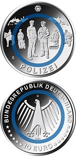 10 euro coin The Police | Germany 2024