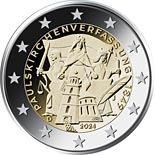 2 euro coin 175th Anniversary Paulskirche Constitution | Germany 2024