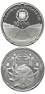 10 euro coin XIII Special Olympics World Summer Games Athens 2011 - Panathenaiko Stadium  | Greece 2011