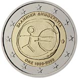 2 euro coin 10th Anniversary of the Introduction of the Euro | Greece 2009