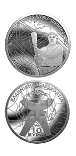10 euro coin XIII Special Olympics World Summer Games Athens 2011 - The Torch | Greece 2011