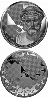 10 euro coin Hellenic Culture & Civilization: Pythagoras of Samos | Greece 2013