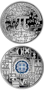 6 euro coin Year of Mathematics | Greece 2018
