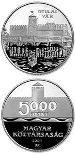 5000 forint coin Gyula | Hungary 2007