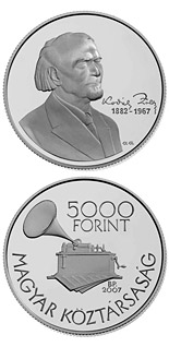 5000 forint coin 125th Anniversary of the Birth of Zoltán Kodály | Hungary 2007