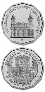 5000 forint coin Debrecen Reformed Churche | Hungary 2007