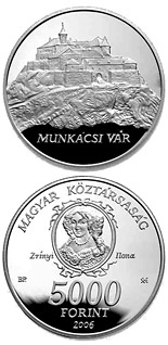 5000 forint coin Munkács Castle | Hungary 2006