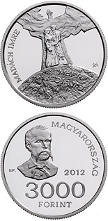 3000 forint coin 150th Anniversary of the Issue of Imre Madách: The Tragedy of Man | Hungary 2012
