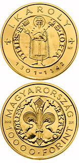 10000 forint coin The Gold Florin of Charles I. (1301-1342) | Hungary 2012