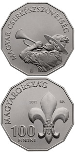 100 forint coin 100th Anniversary of The Hungarian Scout Association | Hungary 2012
