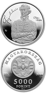5000 forint coin 150th Anniversary of Death of ANDRÁS FÁY (1786-1864) | Hungary 2014