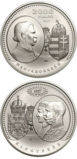 2000 forint coin 150th Anniversary of the Austro-Hungarian Compromise of 1867 | Hungary 2017