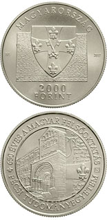 2000 forint coin 650th Anniversary of Foundation of the University of Pécs | Hungary 2017