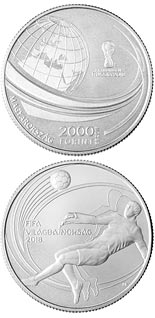2000 forint coin XXI. FIFA WORLD CUP | Hungary 2018