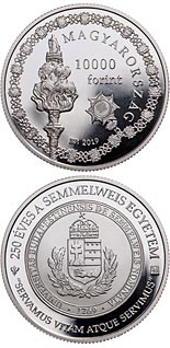 10000 forint coin 250th Anniversary of the Foundation of Semmelweis University | Hungary 2019