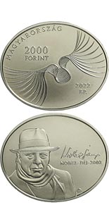 2000 forint coin Imre Kertész | Hungary 2022