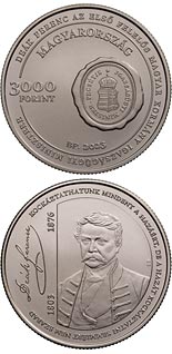 3000 forint coin 220th anniversary of Ferenc Deák’s birth | Hungary 2023