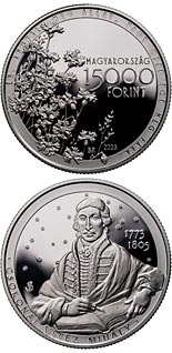 15000 forint coin 250th Anniversary of the Birth of Mihály Csokonai Vitéz | Hungary 2023