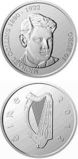 10 euro coin 90th Anniversary of the Death of Michael Collins | Ireland 2012