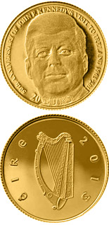 20 euro coin 50th Anniversary of President John F. Kennedy’s visit to Ireland15 | Ireland 2013