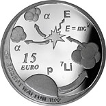 15 euro coin The Nobel Prize in Physics, Ernest Walton | Ireland 2015