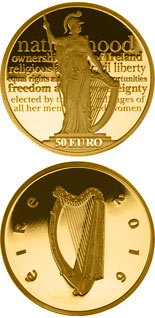 50 euro coin 100th anniversary of the Proclamation of the Irish Republic | Ireland 2016