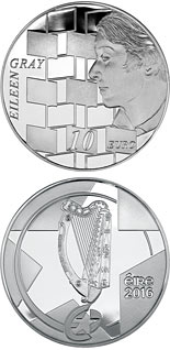 10 euro coin Eileen Gray | Ireland 2016