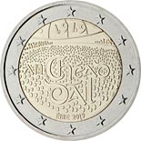 2 euro coin 100th Anniversary of the first sitting of Dáil Éireann | Ireland 2019
