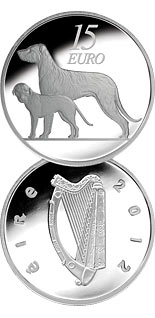 15 euro coin The Hound | Ireland 2012