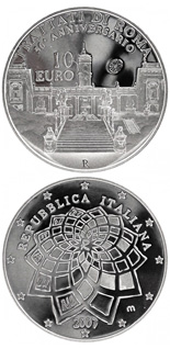 10  coin 50 Years Treaty of Rome | Italy 2007