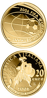 20 euro coin FIFA Football World Cup 2006 in Germany | Italy 2006