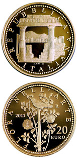 20 euro coin Flora in the Art | Italy 2011