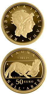 50 euro coin Fauna in the Art | Italy 2011
