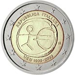 2 euro coin 10th Anniversary of the Introduction of the Euro | Italy 2009